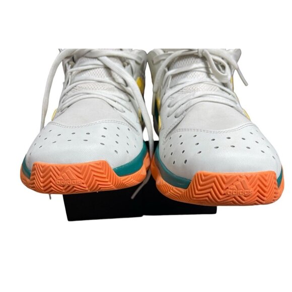Adidas James Harden Men’s Sneakers GoWitYoMove White Yellow Orange Size 11.5 - Picture 7 of 10